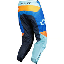 SCOTT 350 RACE BLUE/ORANGE JUNIOR KIDS MOTOCROSS PANTS (Size: 28)