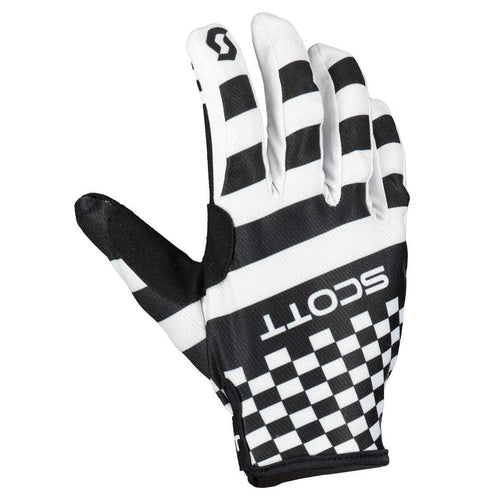 SCOTT 350 PROSPECT EVO RACING BLACK/WHITE MOTOCROSS GLOVES