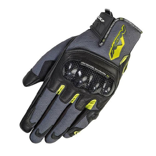 IXON RS RISE AIR GLOVES - BLACK/YELLOW