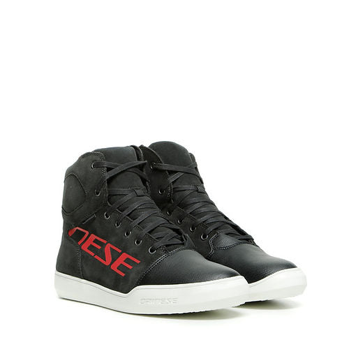 DAINESE YORK D-WP DARK-CARBON/RED BOOTS
