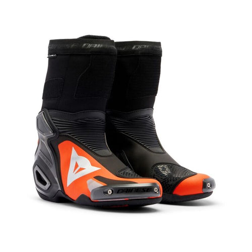 DAINESE AXIAL 2 BLACK/FLURO RED BOOTS
