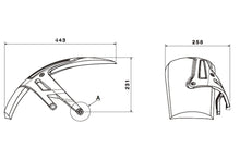PUIG REAR FENDER TO SUIT BMW R1200 / R1250 MODELS (CARBON FINISH)