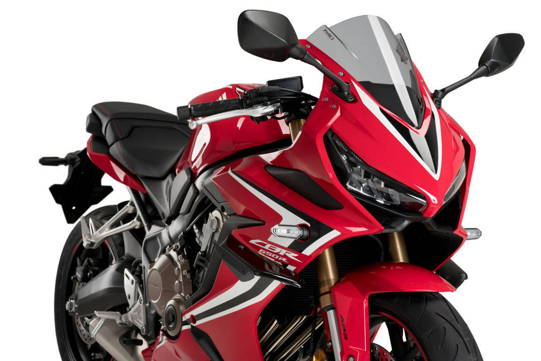 PUIG SPORT SPOILER TO SUIT HONDA CBR650R 2019 - ONWARDS (BLACK)