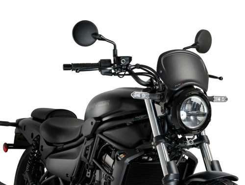 PUIG FRONTAL PLATE TO SUIT VARIOUS MODELS (MATT BLACK)