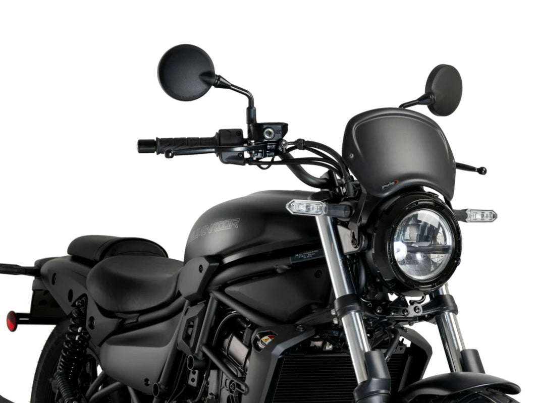 PUIG FRONTAL PLATE TO SUIT VARIOUS MODELS (MATT BLACK)