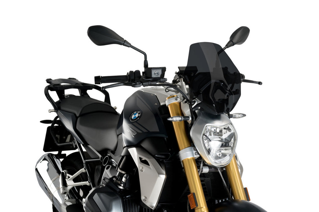 PUIG NEW GENERATION SPORT SCREEN TO SUIT BMW R 1250 R (2019 - 2022) - DARK SMOKE