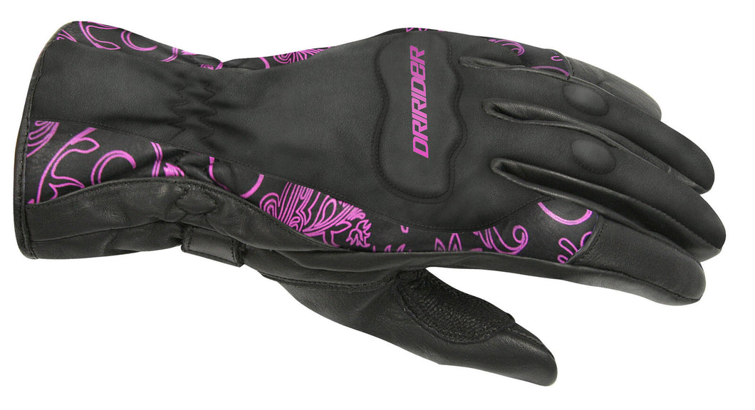 DRIRIDER VIVID 2 BLACK/PINK WOMENS GLOVES