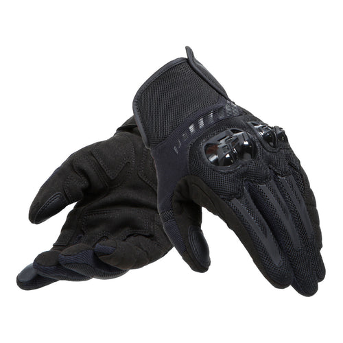 DAINESE MIG 3 AIR TEX BLACK/BLACK MOTORCYCLE GLOVES