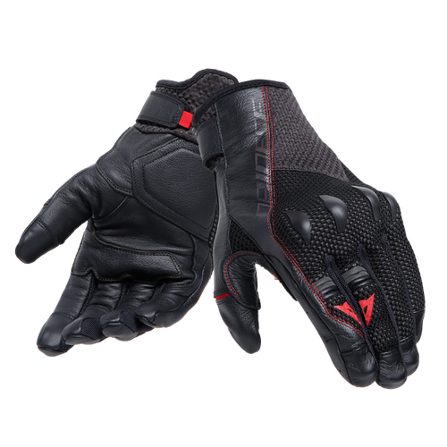 DAINESE KARAKUM ERGO-TEK BLACK/BLACK MOTORCYCLE GLOVES