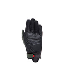 DAINESE KARAKUM ERGO-TEK BLACK/ARMY GREEN MOTORCYCLE GLOVES