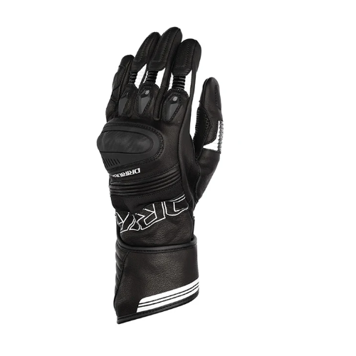 DRIRIDER TORQUE LONG CUFF BLACK/WHITE GLOVES
