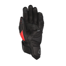DRIRIDER COVERT BLACK/WHITE/RED GLOVES