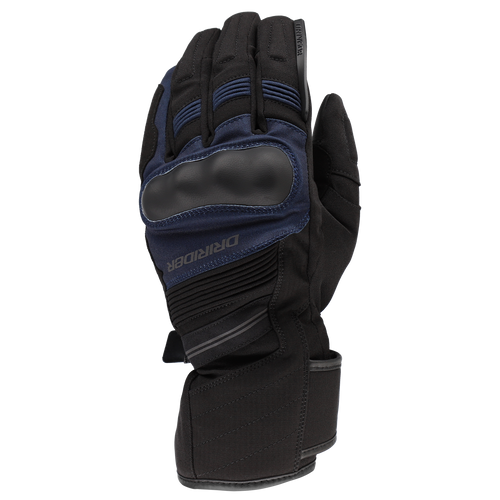 DRIRIDER STORM ARMOURED NAVY/BLACK GLOVES