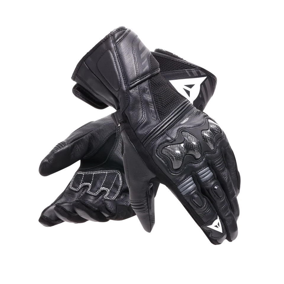 DAINESE REACTO CARBON LONG BLACK/ANTHRACITE GLOVES