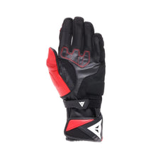 DAINESE REACTO CARBON LONG BLACK/LAVA RED GLOVES