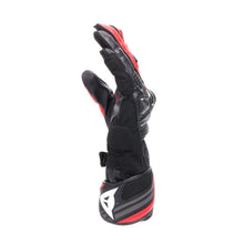 DAINESE REACTO CARBON LONG BLACK/LAVA RED GLOVES