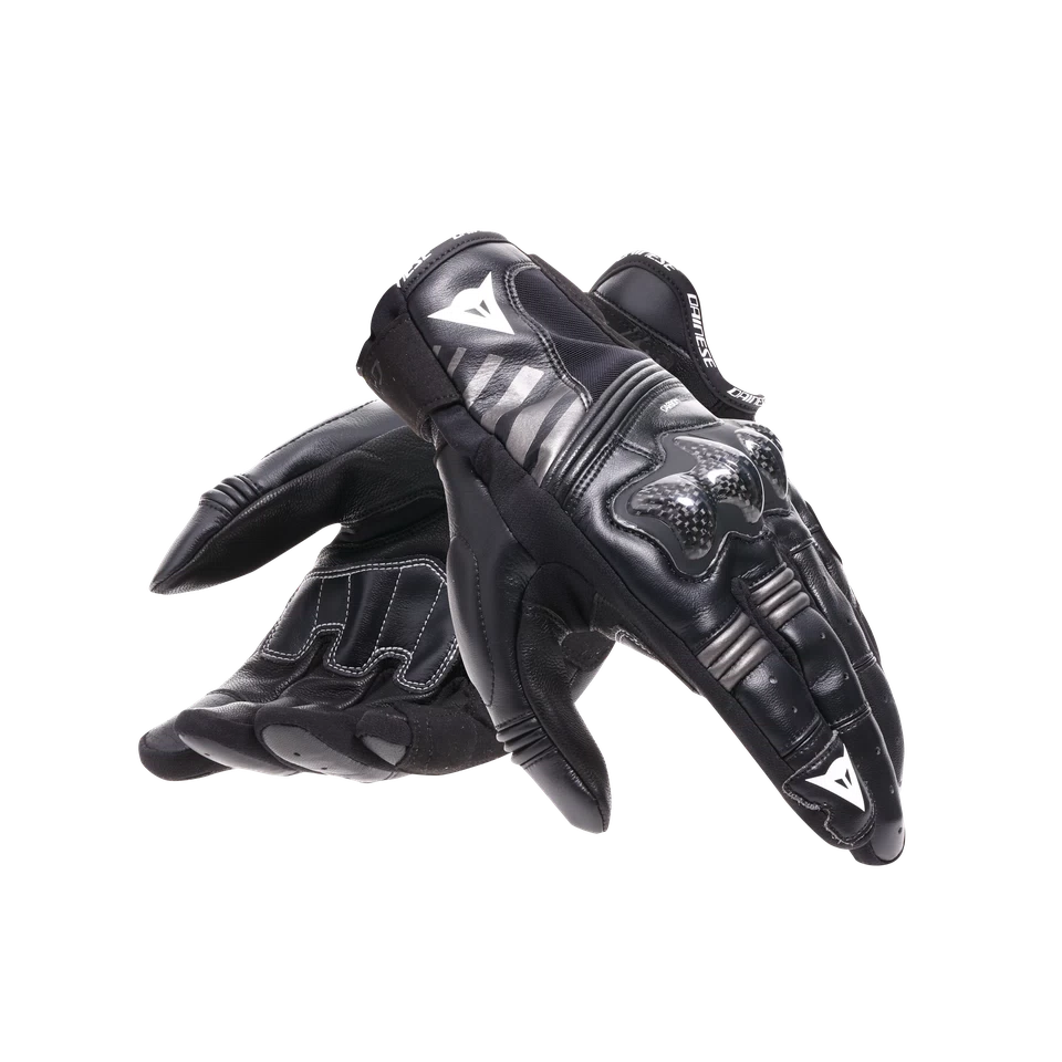 DAINESE REACTO CARBON SHORT BLACK/ANTHRACITE GLOVES