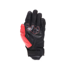 DAINESE REACTO CARBON SHORT BLACK/LAVA RED GLOVES