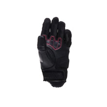 DAINESE REACTO CARBON SHORT BLACK/FLURO PINK WOMENS GLOVES