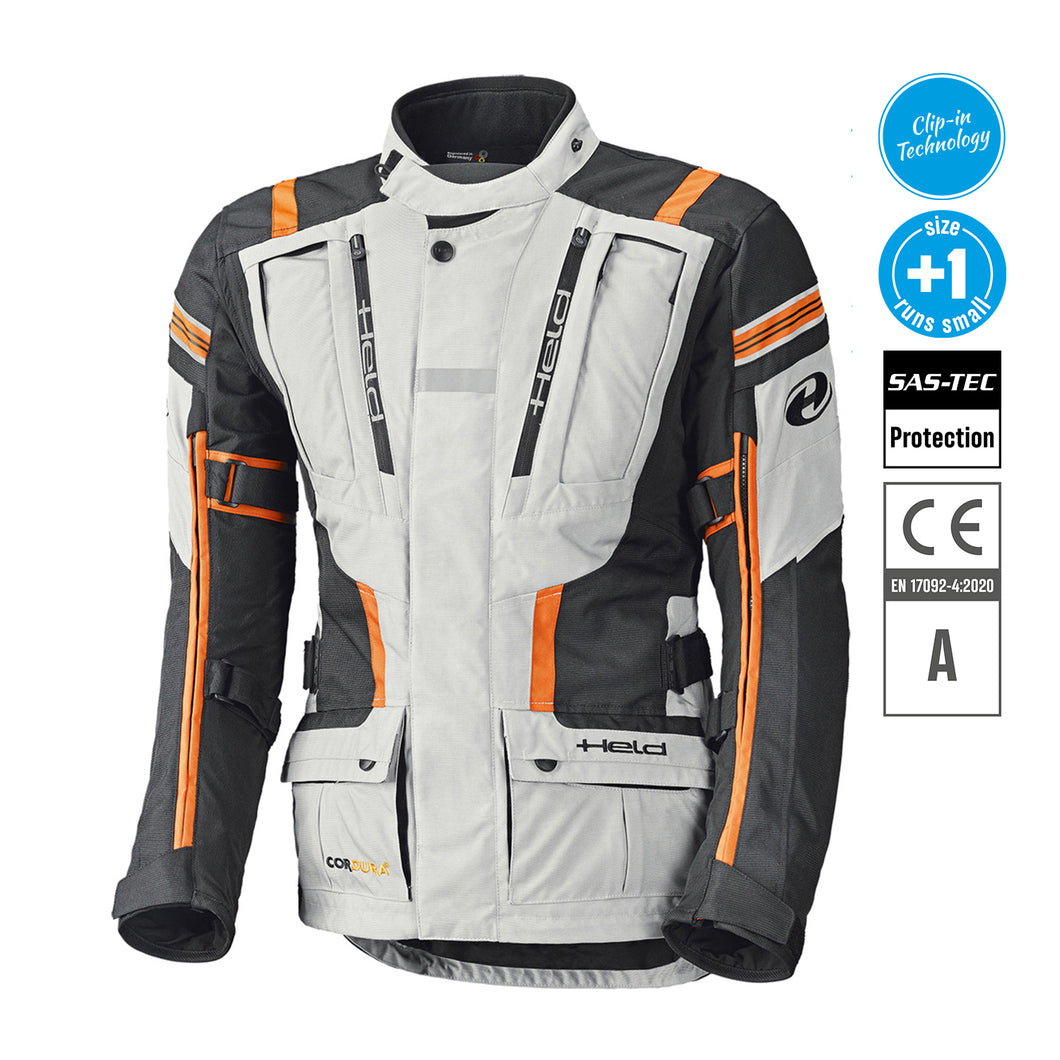 HELD HAKUNA II JACKET GREY-ORANGE