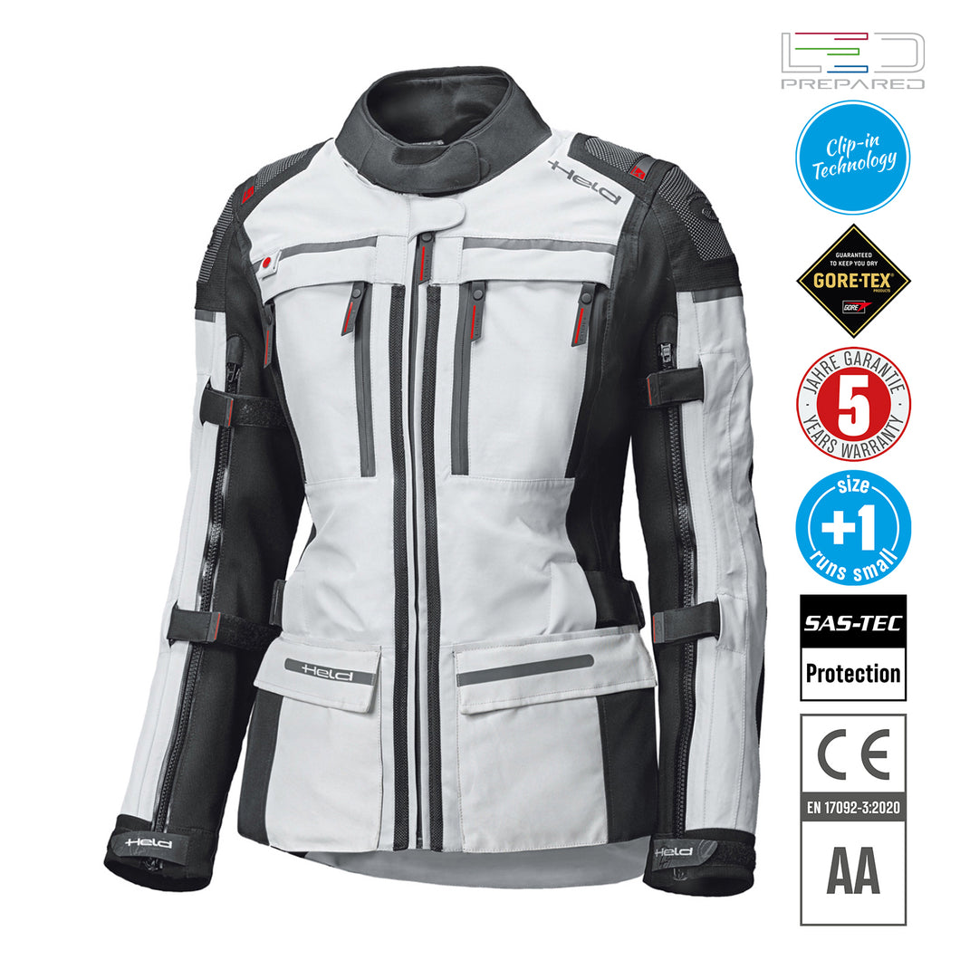 HELD ATACAMA JACKET GREY-RED