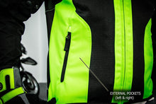 HELD TROPIC 3.0 JACKET BLACK-FLUORESCENT YELLOW