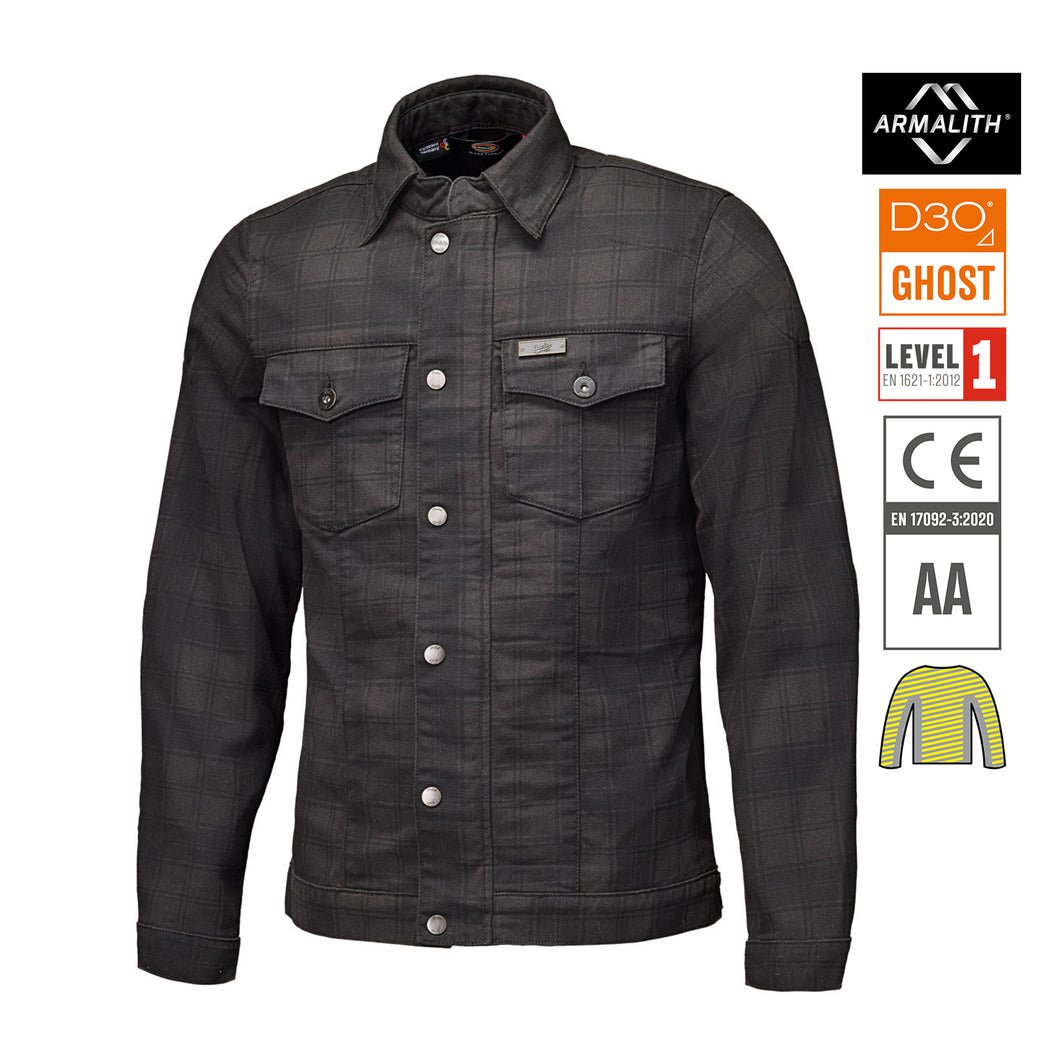 HELD WOODLAND ARMALITH JACKET BLACK-GREY