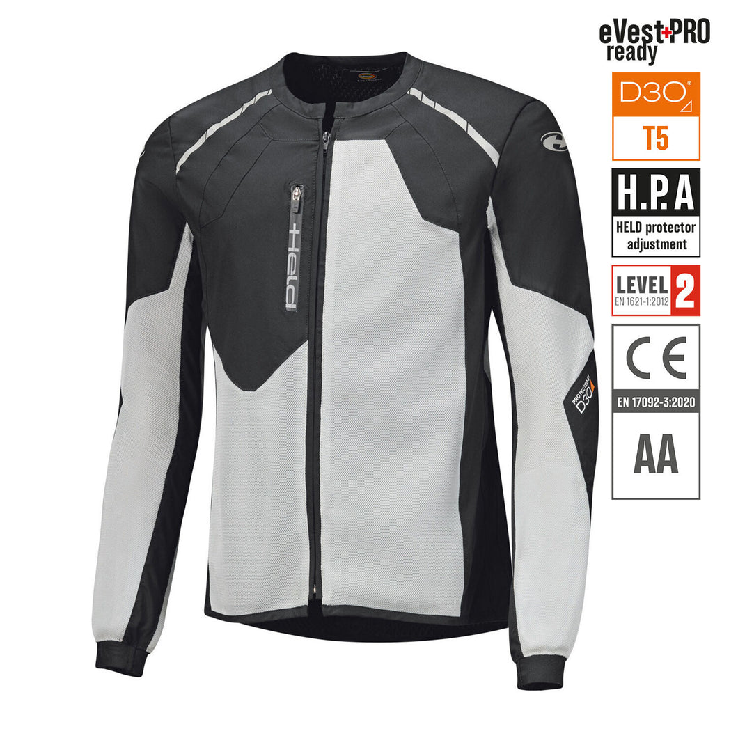 HELD PRO X AIR MESH JACKET BLACK-GREY