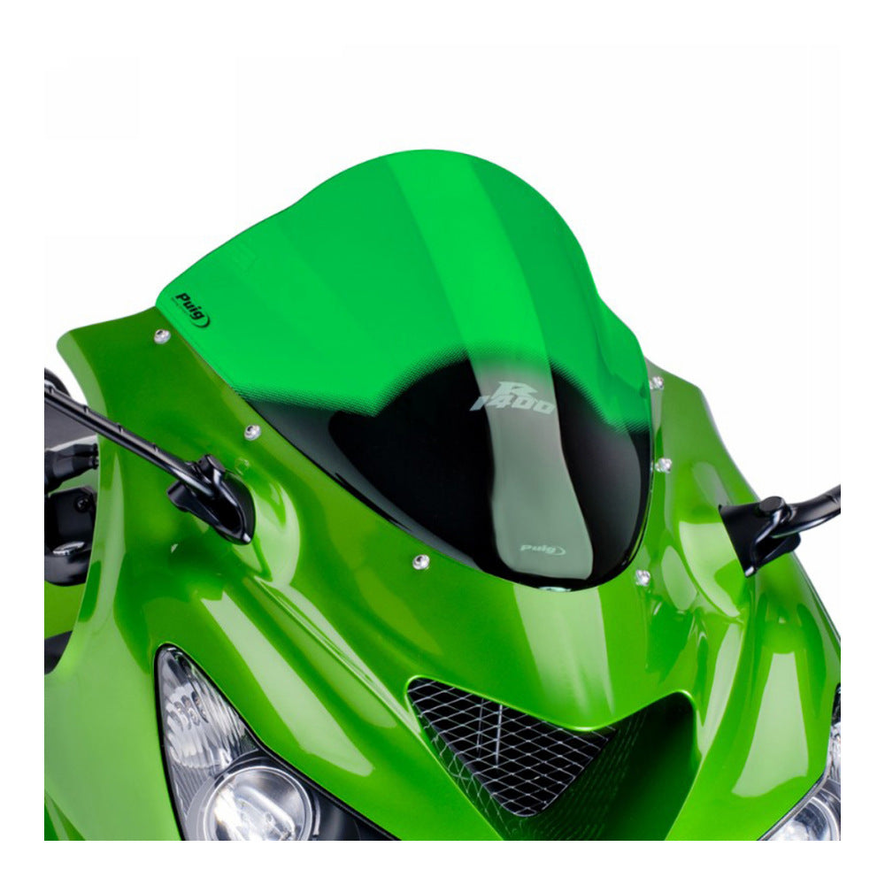 PUIG RACING SCREEN TO SUIT KAWASAKI ZZR1400 (2006 - 2020) - GREEN