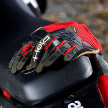 HELD TACTURA GLOVES MILITARY GREEN-RED