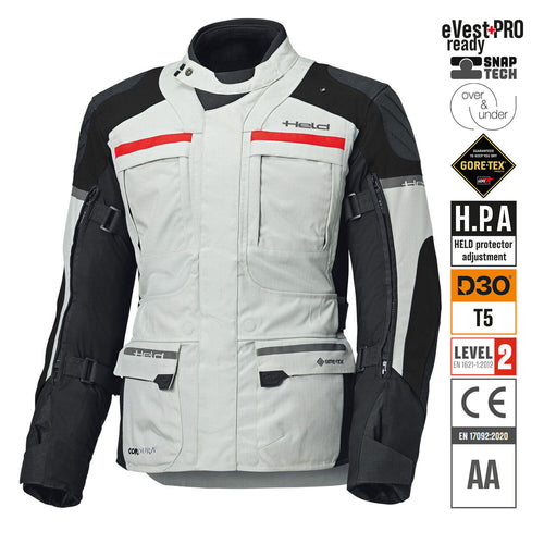 HELD CARESE 3 JACKET GREY-BLACK