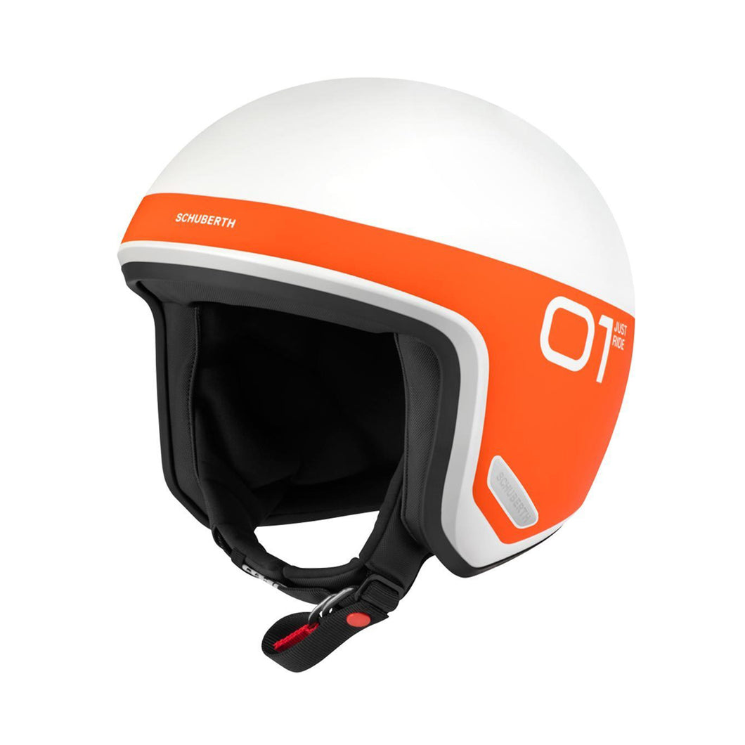 SCHUBERTH O1 ION JET OPEN FACE HELMET ORANGE