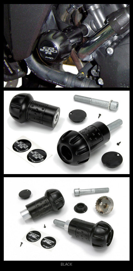 PUIG FRAME SLIDERS TO SUIT APRILIA RSV4 2009 - 2012 (BLACK)