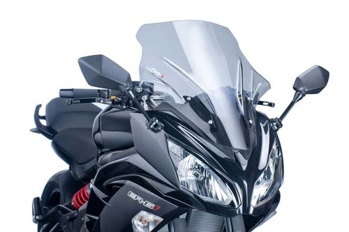PUIG TOURING SCREEN TO SUIT KAWASAKI ER-6F 2012 - 2016 (SMOKE)