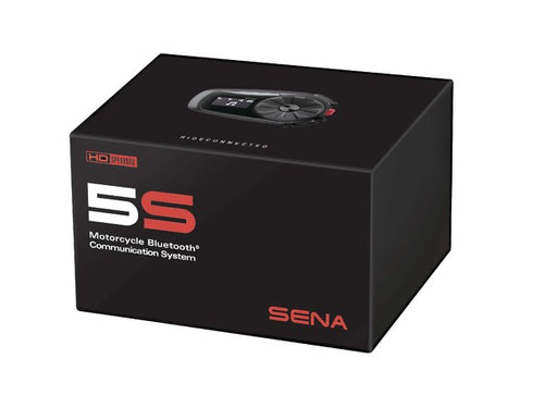 SENA 5S SINGLE WITH HD SPEAKERS NO FM RADIO BLUETOOTH COMMUNICATION SYSTEM