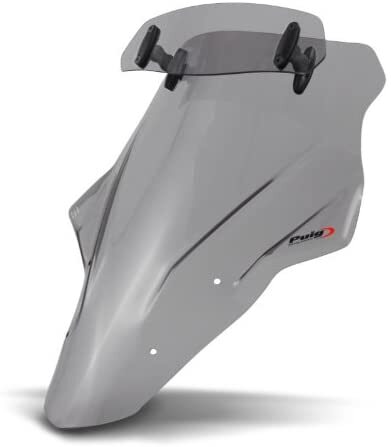 PUIG TOURING SCREEN WITH VISOR TO SUIT KAWASAKI ER-6F 2012 - 2016 (SMOKE)