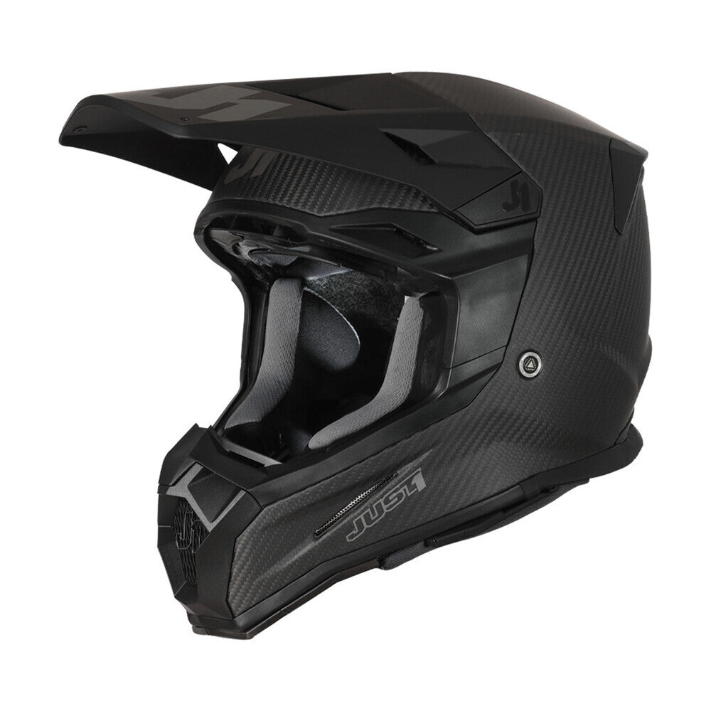 JUST1 J22 SOLID EXPOSED CARBON HELMET