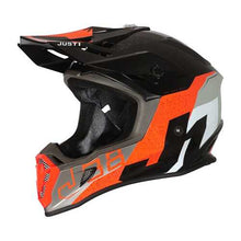 JUST1 J38 KORNER HELMET - ORANGE/BLACK (Size: MEDIUM) Last One