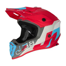 JUST1 J38 KORNER HELMET - BLUE/RED (Size: XL) Last One