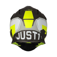 JUST1 J38 KORNER HELMET - FLURO YELLOW/TITANIUM (Size: LARGE) Last One