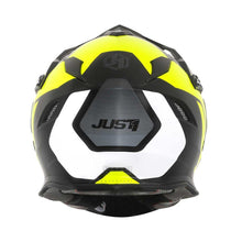 JUST1 J34 PRO TOUR HELMET - FLURO YELLOW/BLACK (Size: LARGE) Last One