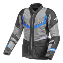 MACNA AEROCON MOTORCYCLE JACKET BLACK/GREY/BLUE