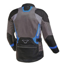 MACNA AEROCON MOTORCYCLE JACKET BLACK/GREY/BLUE