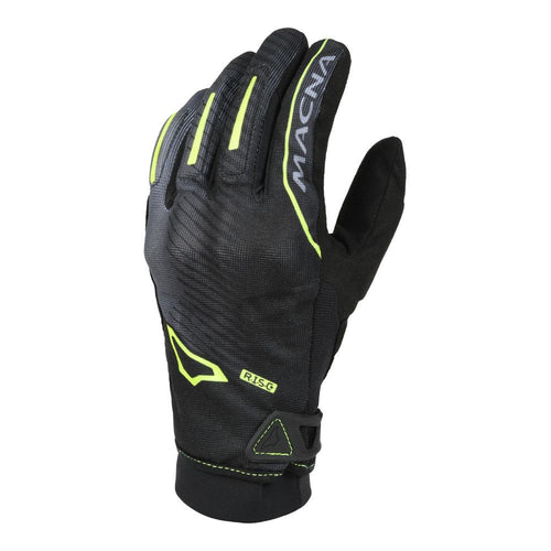 MACNA CREW RTX BLACK/FLURO MOTORCYCLE GLOVES