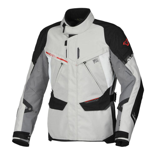 MACNA MUNDIAL MOTORCYCLE JACKET BLACK/GREY/RED