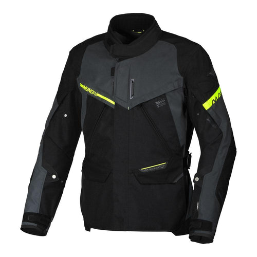 MACNA MUNDIAL MOTORCYCLE JACKET NIGHTEYE/GREY/BLACK/FLURO