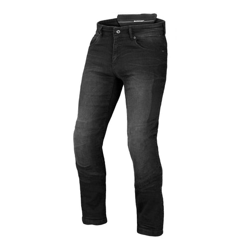 MACNA STONE PRO SINGLE LAYER MOTORCYCLE RIDING JEANS BLACK