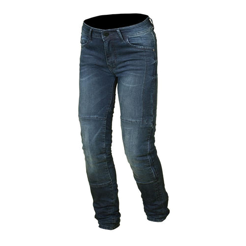 MACNA STONE MOTORCYCLE RIDING JEANS BLUE