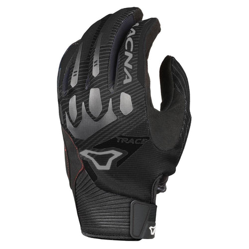 MACNA TRACE BLACK MOTORCYCLE GLOVES