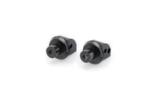 PUIG REAR FOOTPEG ADAPTORS FOR VARIOUS HONDA MODELS (BLACK)